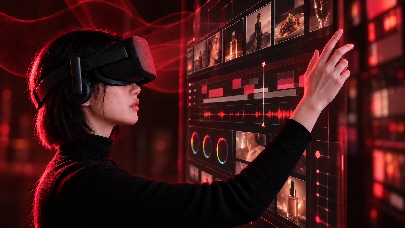 Cinematic branded content frame produced by Veyra Studio